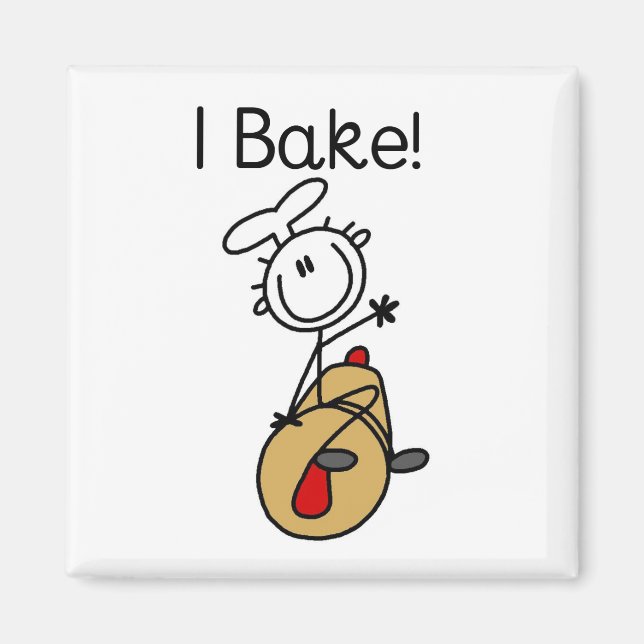 I Bake Magnet (Front)