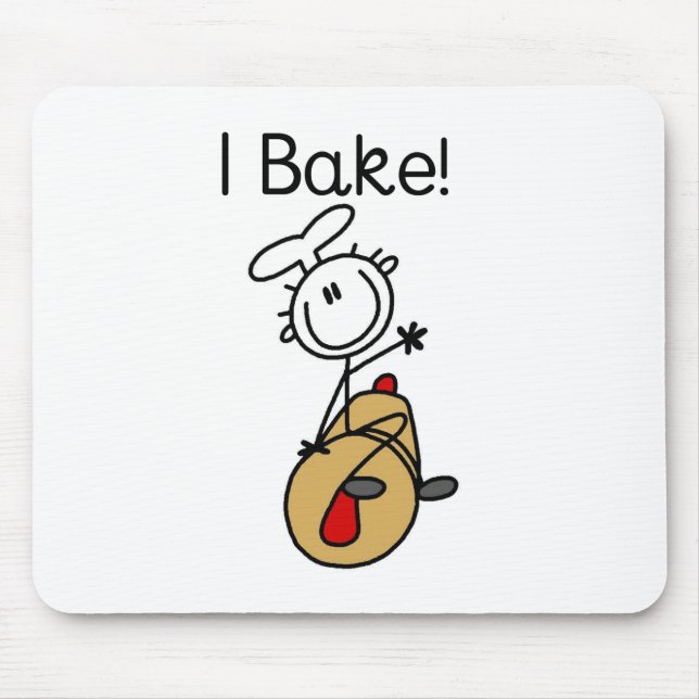 I Bake Mouse Pad (Front)