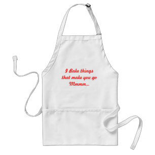 I Bake Things that make you go Mmmm... Apron