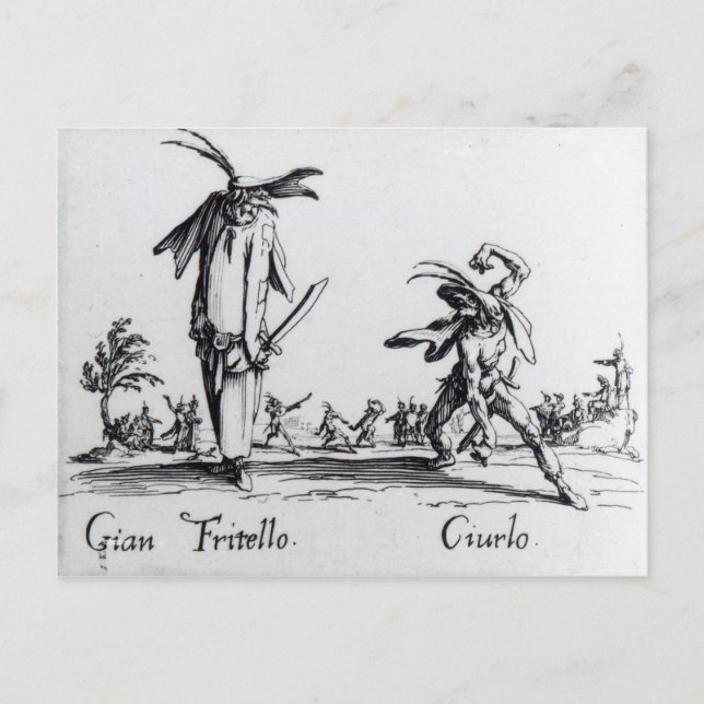 I Balli de Spessanei, or Le Grande Chasse Postcard (Front)