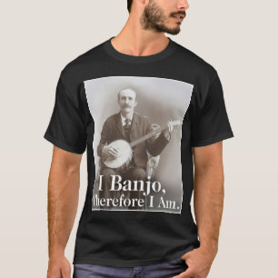 I Banjo Men's dark short sleeve T-Shirt
