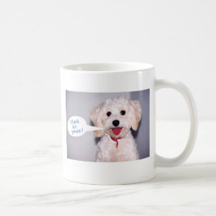 I Bark for Peace - Customized Coffee Mug