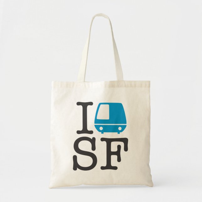 I Bart SF Tote Bag (Front)