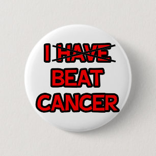 I Beat Cancer 2 Inch Round Button