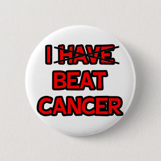 I Beat Cancer 2 Inch Round Button
