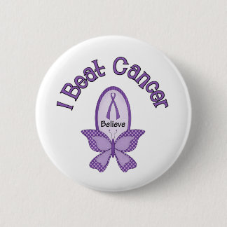 I Beat CANCER 2 Inch Round Button