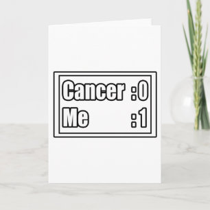 I Beat Cancer (Scoreboard) Card