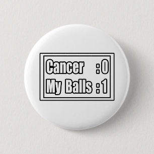 I Beat Testicular Cancer (Scoreboard) 2 Inch Round Button