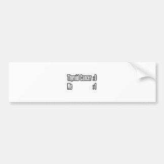 I Beat Thyroid Cancer (Scoreboard) Bumper Sticker