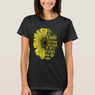 I Became A Doctor Flower Vintage T-Shirt