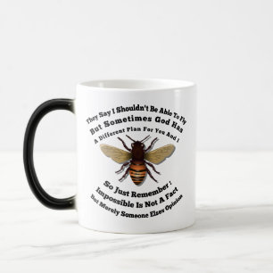 I Beelieve I Can Fly Magic Mug