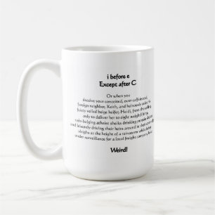i before e Mug