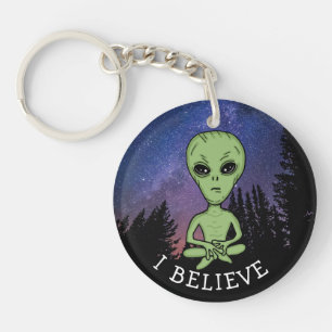 I Believe, Alien, Extra Terrestrial Outer Space  Keychain