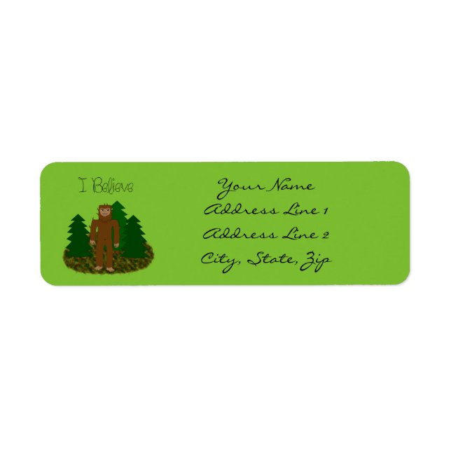 I Believe- Bigfoot - Personalize (Front)