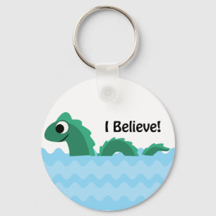 I Believe Champ the Lake Champlain Monster Keychain