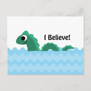 I Believe Champ the Lake Champlain Monster Postcard