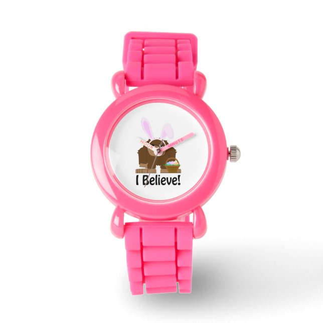 I Believe! Easter Bigfoot Watch (Front)