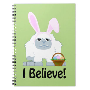 I Believe! Easter Yeti Notebook