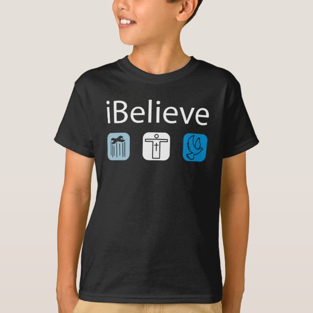 I Believe God Faith Design For Christian T-Shirt (Front)
