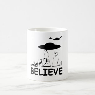 I believe in aliens coffee mug