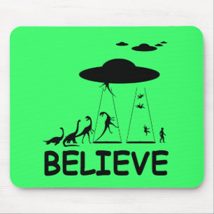 I believe in aliens mouse pad