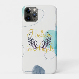 I Believe in Angels Abstract Back iPhone 11 Pro Case