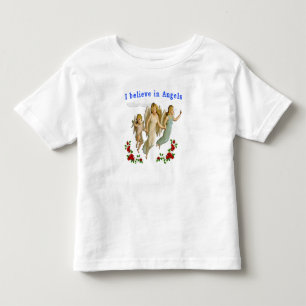 I believe in angels clothing toddler t-shirt