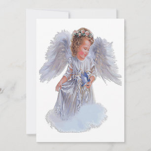 I believe in Angels Holiday Card