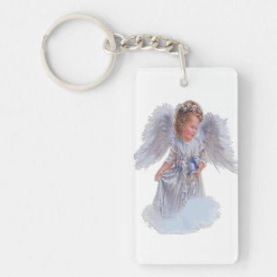 I believe in Angels Keychain