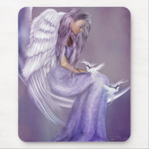 I Believe In Angels Mouse Pad