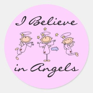 I Believe in Angels Stickers