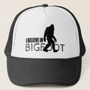 I Believe in Bigfoot Funny Sasquatch Trucker Hat