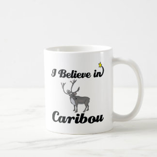 i believe in caribou coffee mug