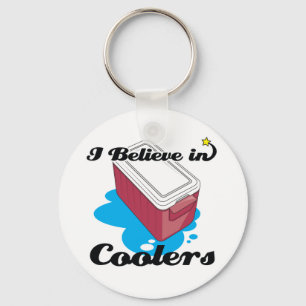 i believe in coolers keychain