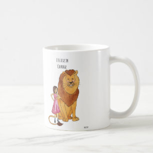 i believe in courage coffee mug