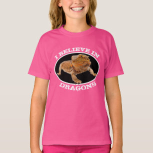 "I Believe in Dragons" with Bearded Dragon T-Shirt