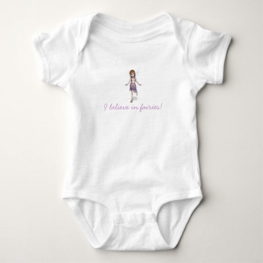 I believe in fairies! baby bodysuit