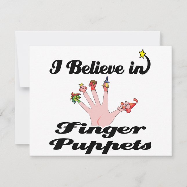 i believe in finger puppets (Front)