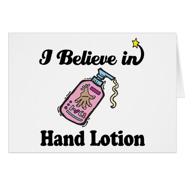 i believe in hand lotion (Front Horizontal)