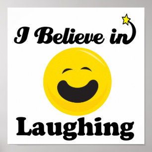 i believe in laughing poster