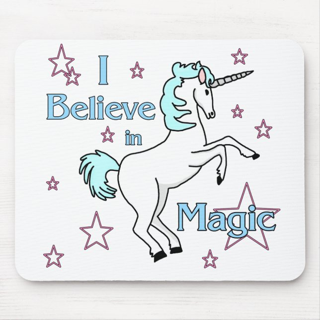 I Believe In Magic Mouse Pad (Front)