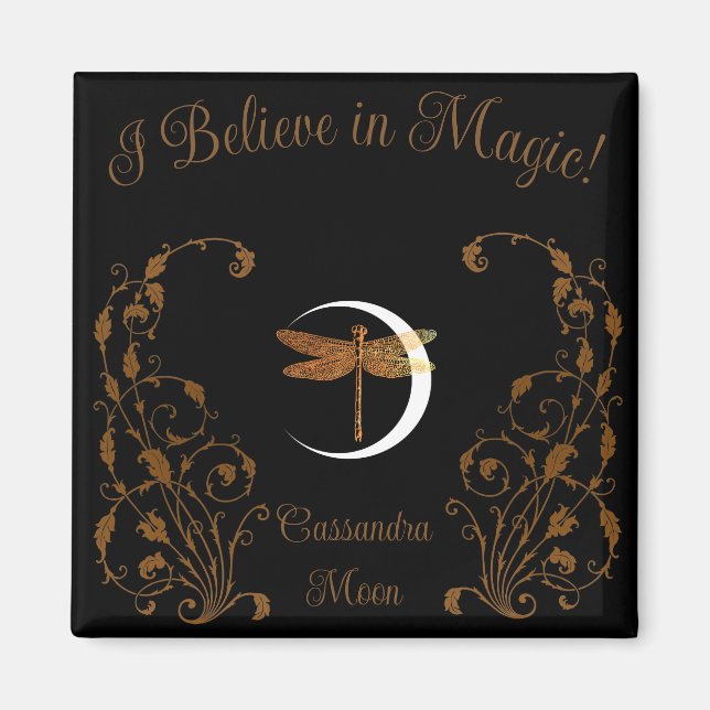 I Believe in Magic! Personalized Magnet (Front)