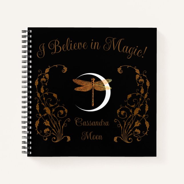 I Believe in Magic! Personalized  Notebook (Front)