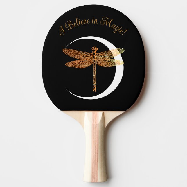 I Believe in Magic! Ping Pong Paddle (Front)