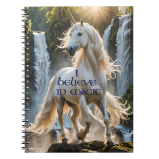 I believe in magic unicorn notebook