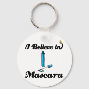 i believe in mascara keychain