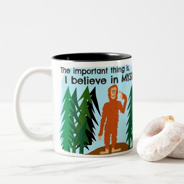 I Believe in MYSELF coffee mug (With Donut)