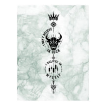 I Believe in Myself Sage Marble Trader Symbol 