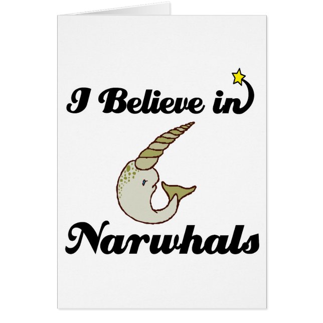 i believe in narwhals (Front)
