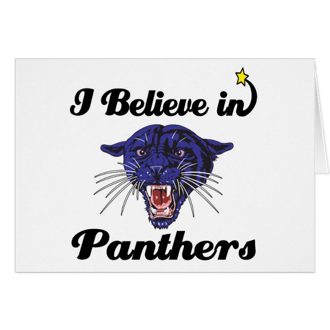 i believe in panthers (Front Horizontal)
